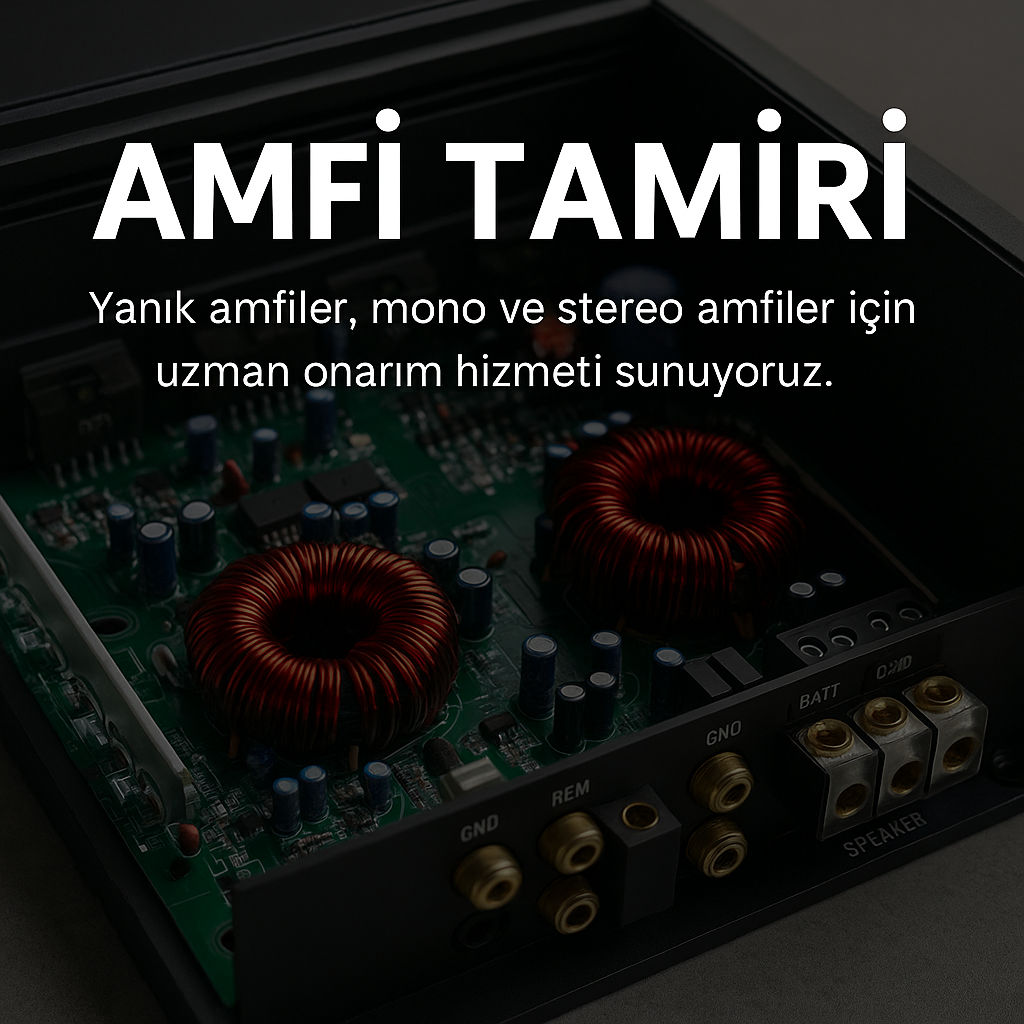 Adana Oto Müzik Sistemi Amfi Tamiri